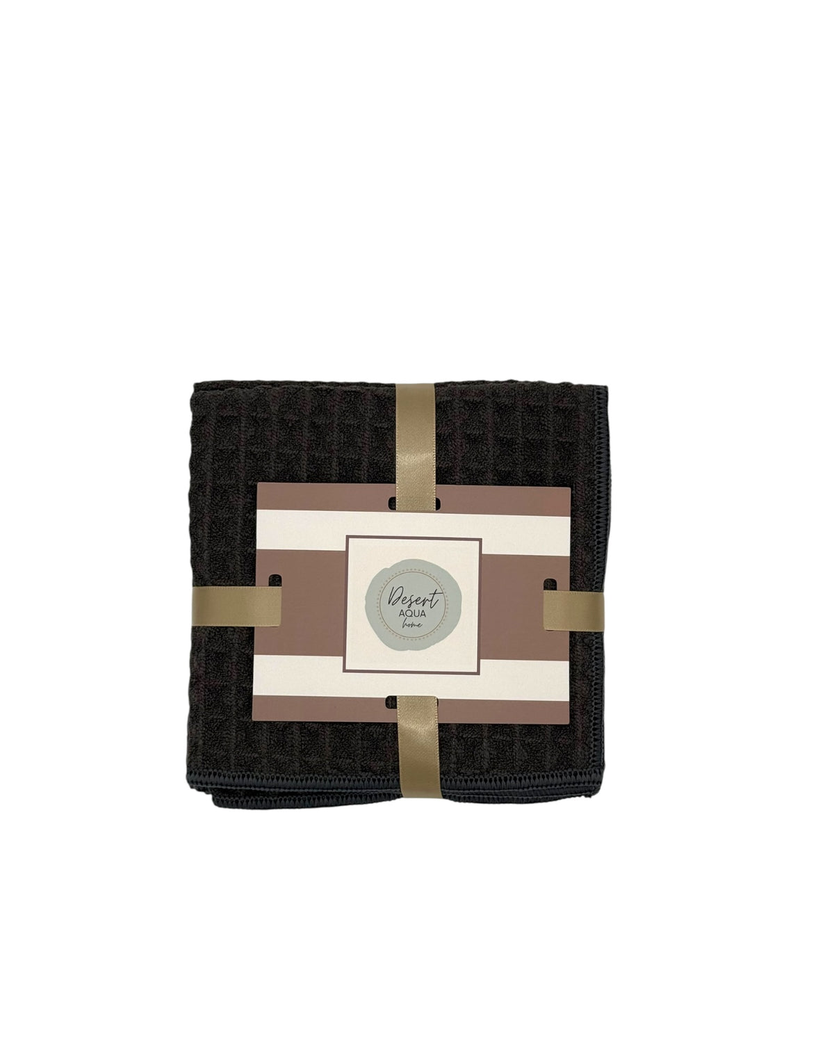 Luxe washcloth set of 5 CHARCOAL