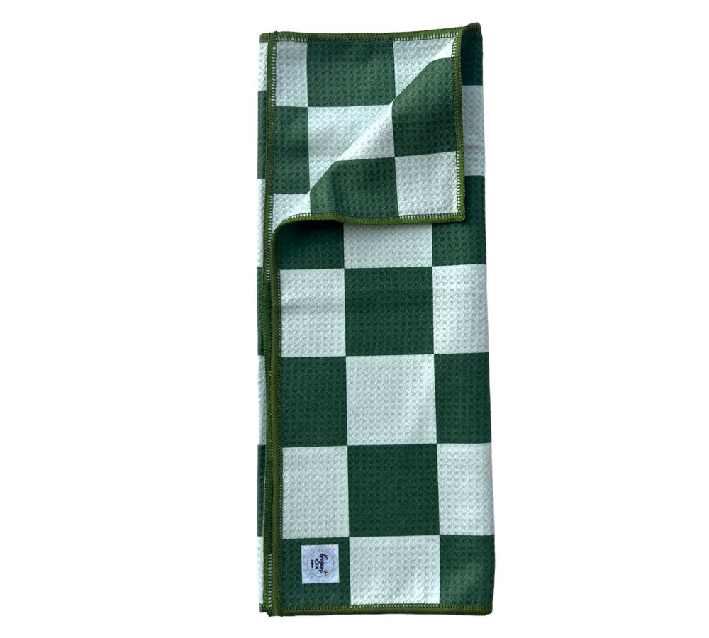 EVERGREEN CHECKS KITCHEN TOWEL