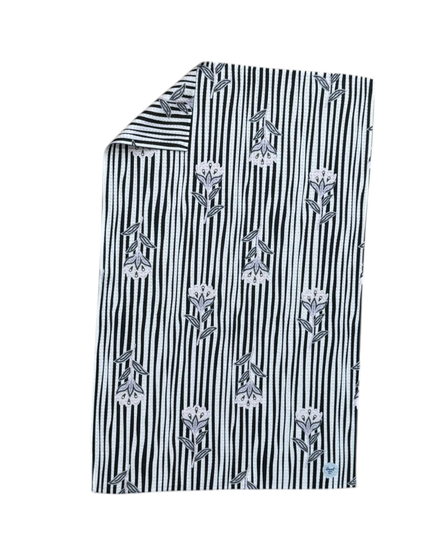 ROWS OF LAVENDER KITCHEN TOWEL