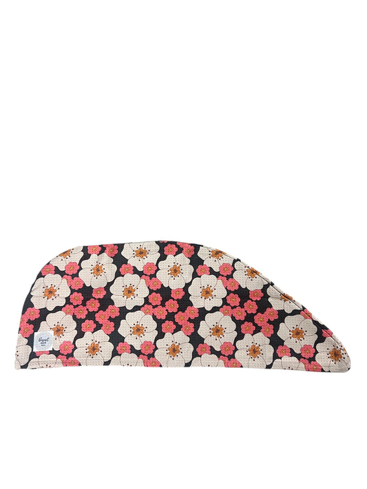 MIDNIGHT BLOOM HAIR WRAP