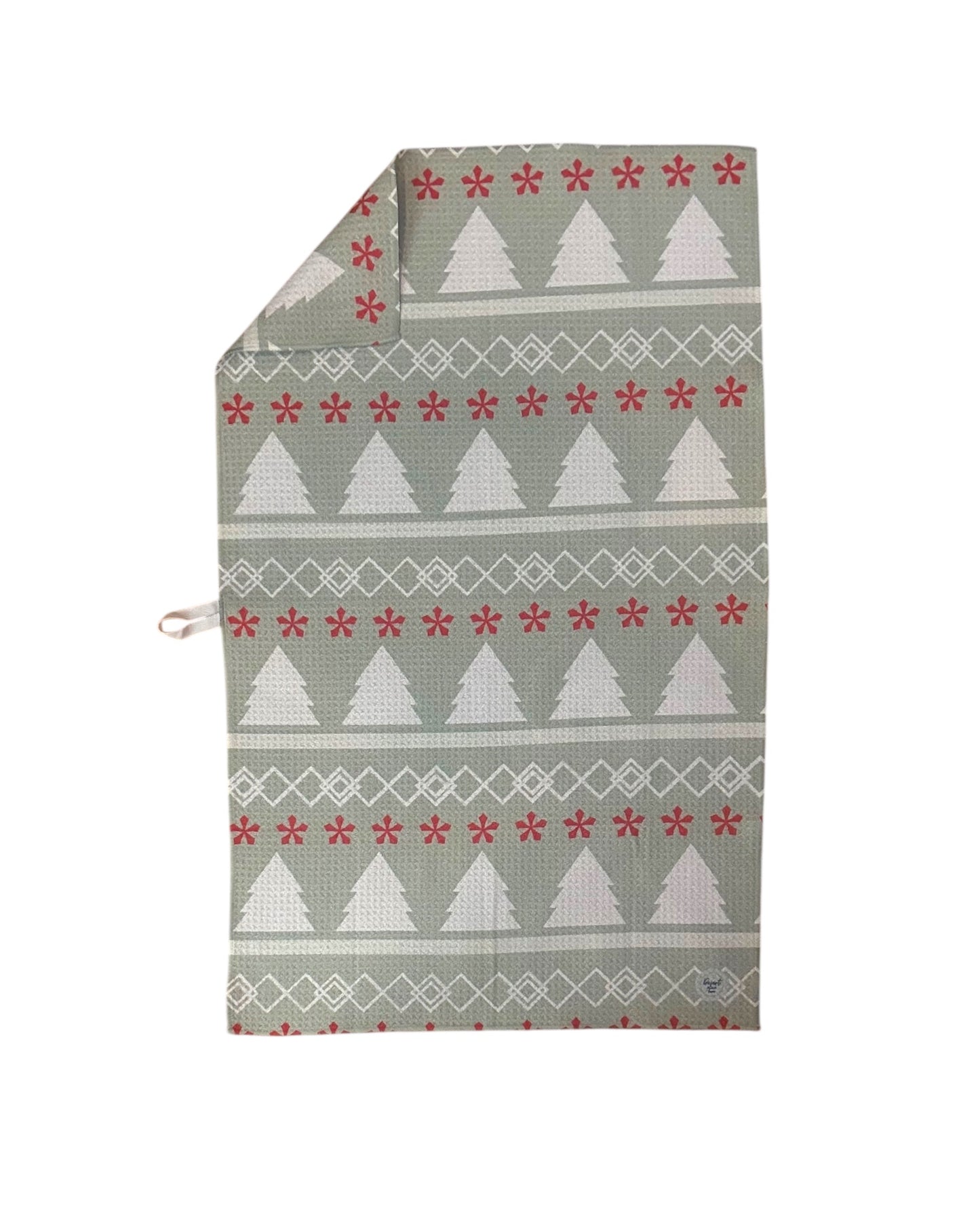 FESTIVE FAIRISLE KITCHEN TOWEL
