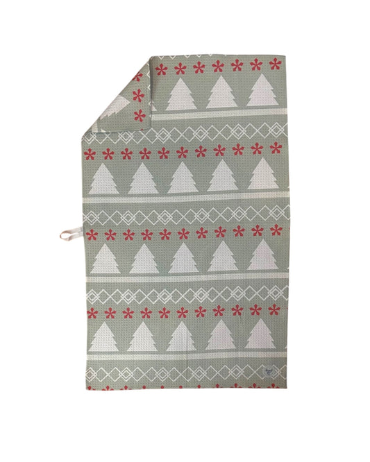 FESTIVE FAIRISLE KITCHEN TOWEL